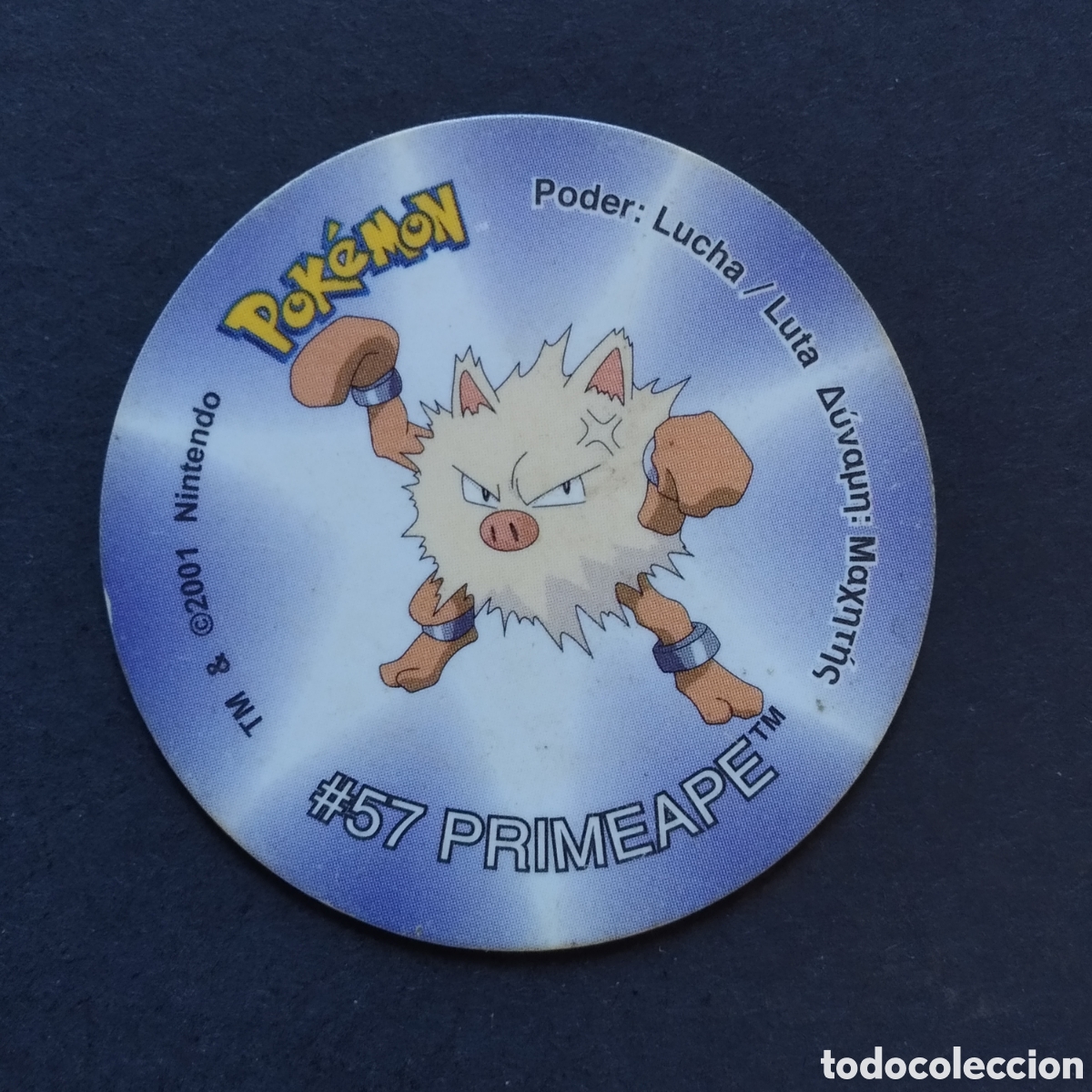 Collezionismo Figurine antiche: TAZO - N&ordm; 085 - #57 PRIMEAPE - POKEMON TAZO 2 - MATUTANO - A&Ntilde;O 2001