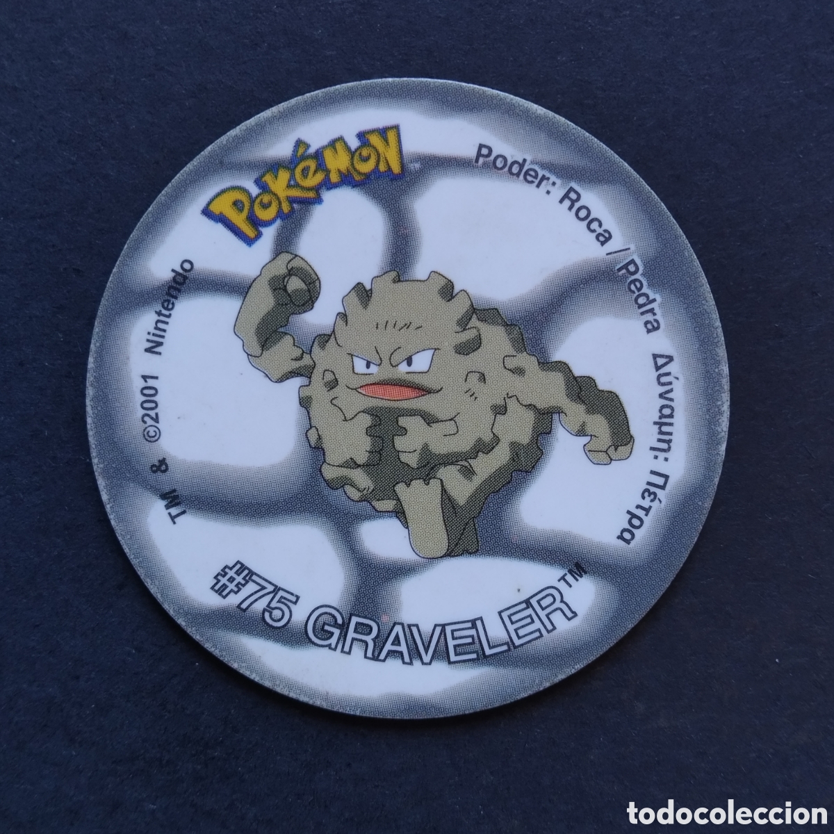 Coleccionismo Cromos antiguos: TAZO - N&ordm; 096 - #75 GRAVELER - POKEMON TAZO 2 - MATUTANO - A&Ntilde;O 2001