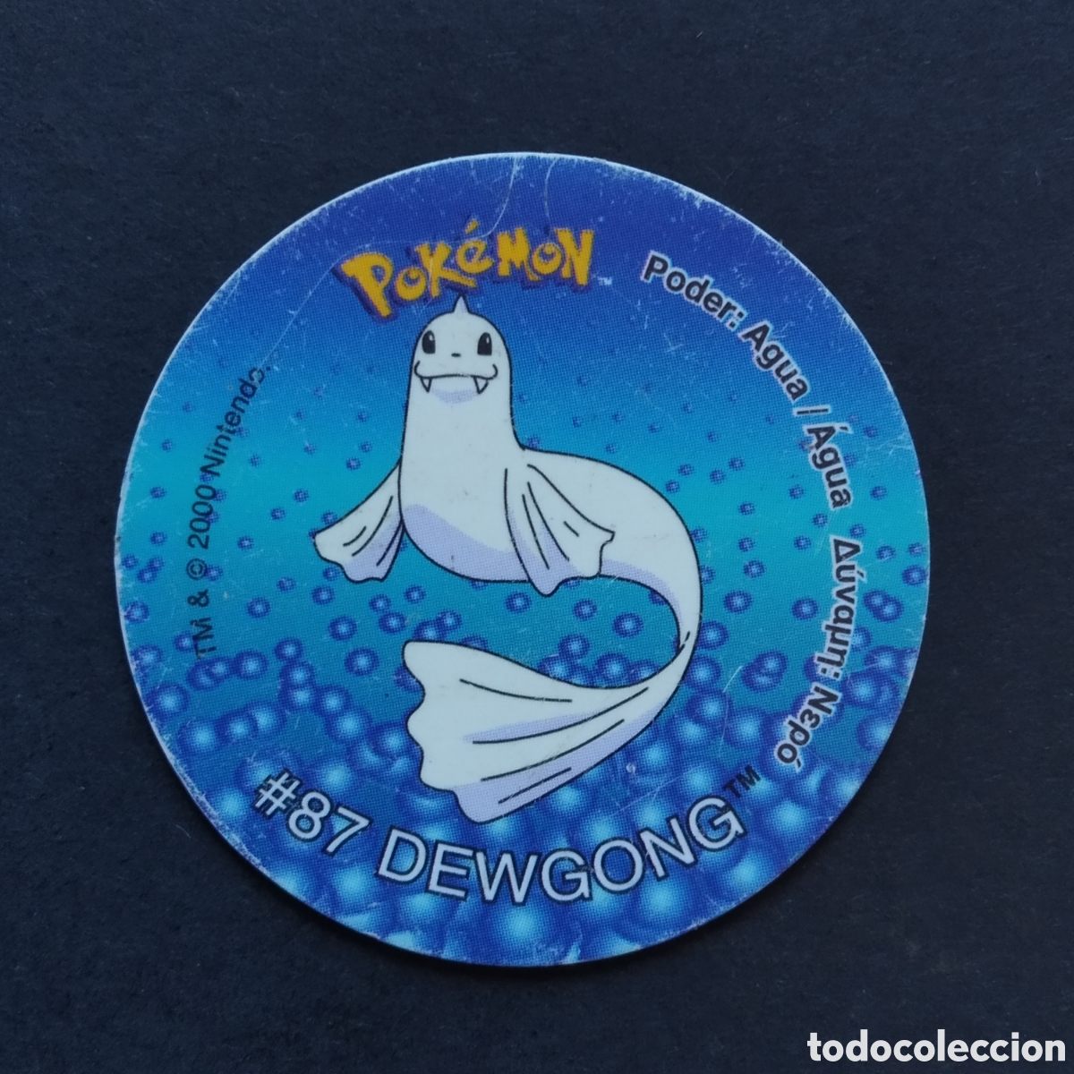 Coleccionismo Cromos antiguos: TAZO - N&ordm; 105 - #87 DEWGONG - POKEMON TAZO 2 - MATUTANO - A&Ntilde;O 2000