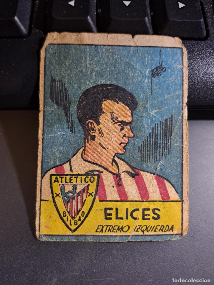 Coleccionismo Cromos antiguos: CROMO ELICES ATHLETIC CLUB DE BILBAO LIGA 1941 1942 41 42 CISNE DESPEGADO