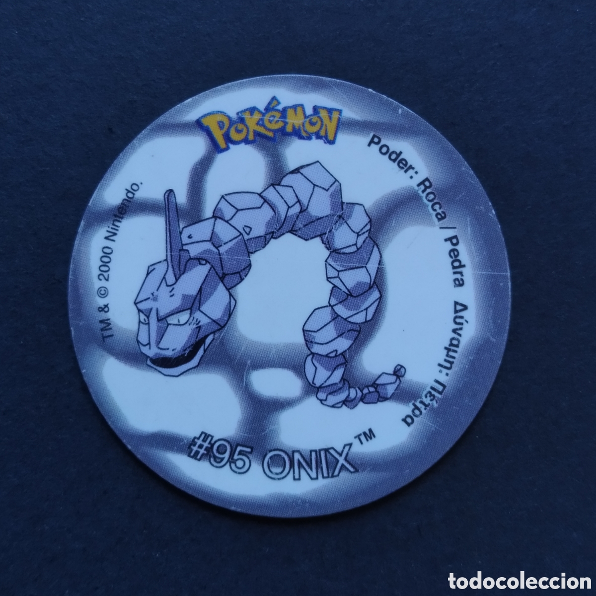 Coleccionismo Cromos antiguos: TAZO - N&ordm; 111 - #95 ONIX - POKEMON TAZO 2 - MATUTANO - A&Ntilde;O 2000