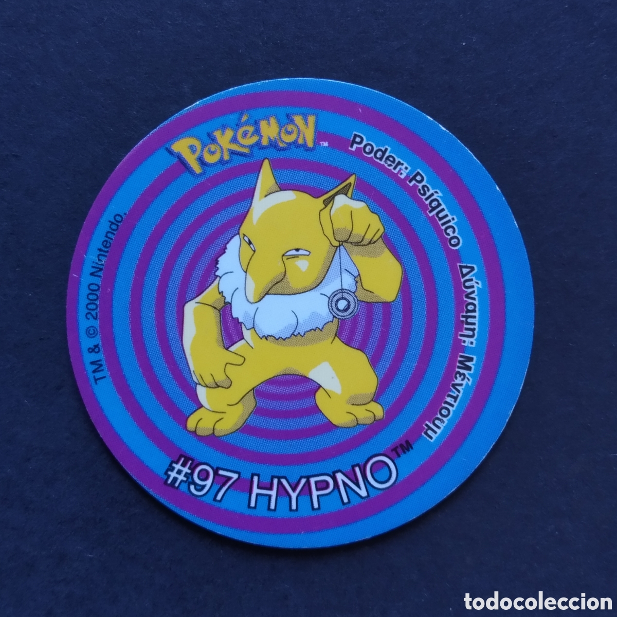 Coleccionismo Cromos antiguos: TAZO - N&ordm; 112 - #97 HYPNO - POKEMON TAZO 2 - MATUTANO - A&Ntilde;O 2000