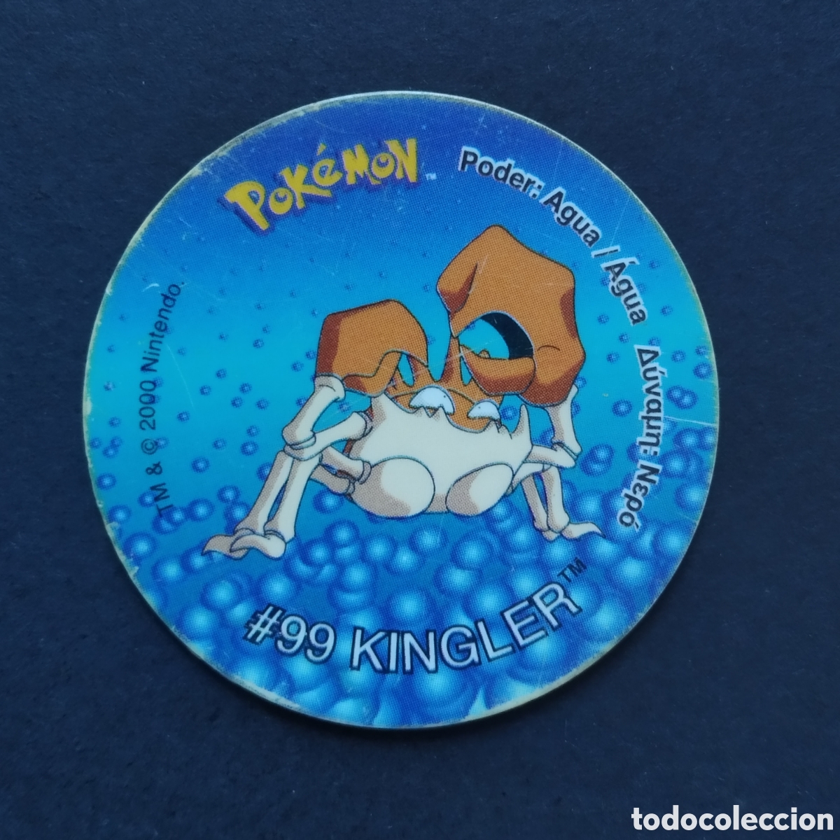 Collectable Antique Stickers: TAZO - N&ordm; 113 - #99 KINGLER - POKEMON TAZO 2 - MATUTANO - A&Ntilde;O 2000