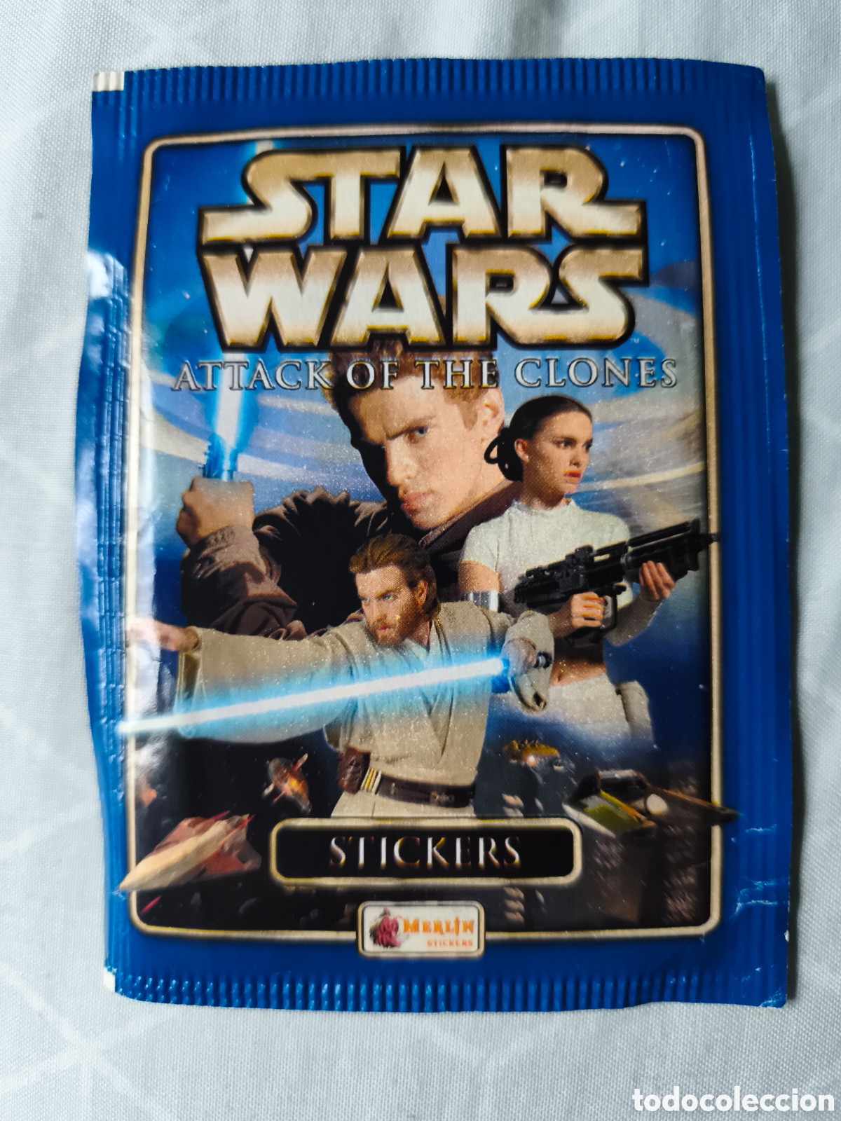 Coleccionismo Cromos antiguos: SOBRE STICKERS STAR WARS SIN ABRIR ATTACK THE CLONES