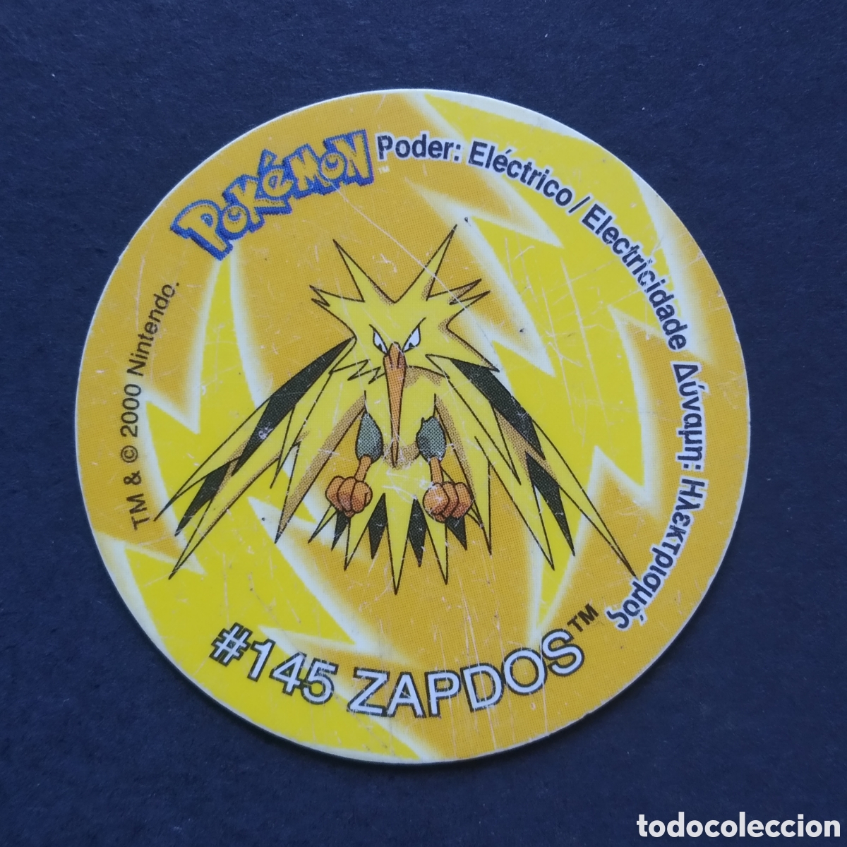 Coleccionismo Cromos antiguos: TAZO - N&ordm; 147 - #145 ZAPDOS - POKEMON TAZO 2 - MATUTANO - A&Ntilde;O 2000