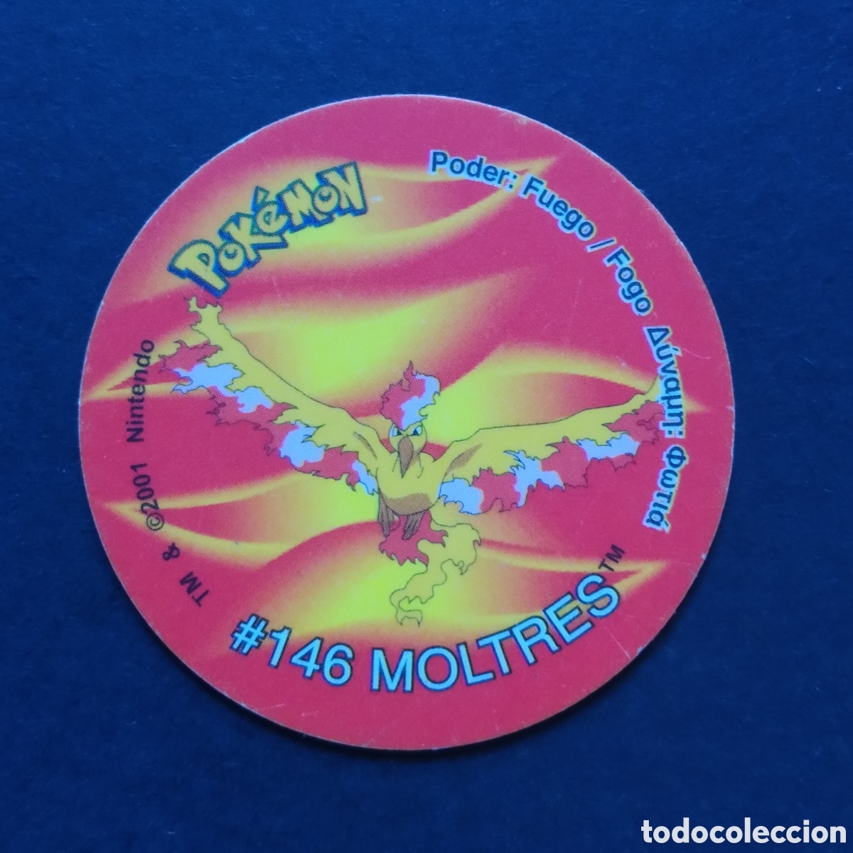 Coleccionismo Cromos antiguos: TAZO - N&ordm; 148 - #146 MOLTRES - POKEMON TAZO 2 - MATUTANO - A&Ntilde;O 2001