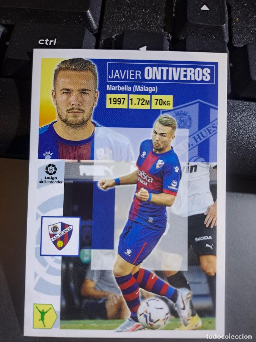Coleccionismo Cromos antiguos: CROMO ONTIVEROS FICHAJE 59 ULTIMOS FICHAJES 59 HUESCA LIGA 2020 2021 20 21 ESTE PANINI NUNCA PEGADO