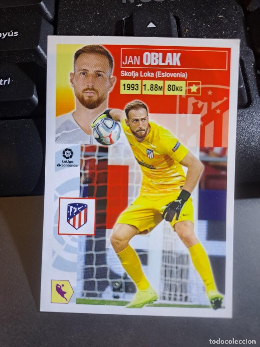 Coleccionismo Cromos antiguos: CROMO OBLAK 2 ATLETICO DE MADRID LIGA 2020 2021 20 21 ESTE PANINI NUNCA PEGADO