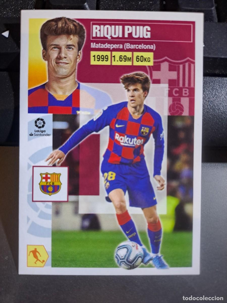 Coleccionismo Cromos antiguos: CROMO RIQUI PUIG 13 BARCELONA LIGA 2020 2021 20 21 ESTE PANINI NUNCA PEGADO