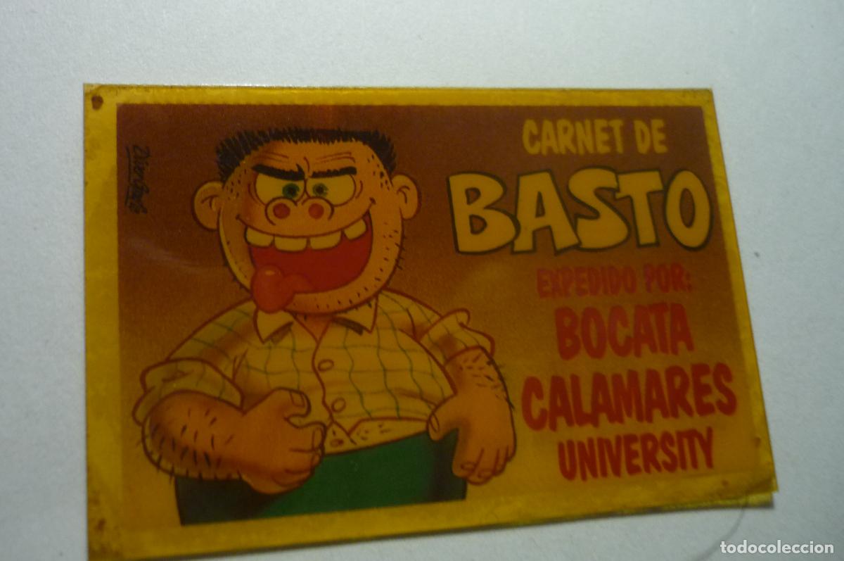Coleccionismo Cromos antiguos: CROMO PLASTIFICADO BOLLYCAO CARNET BASTO