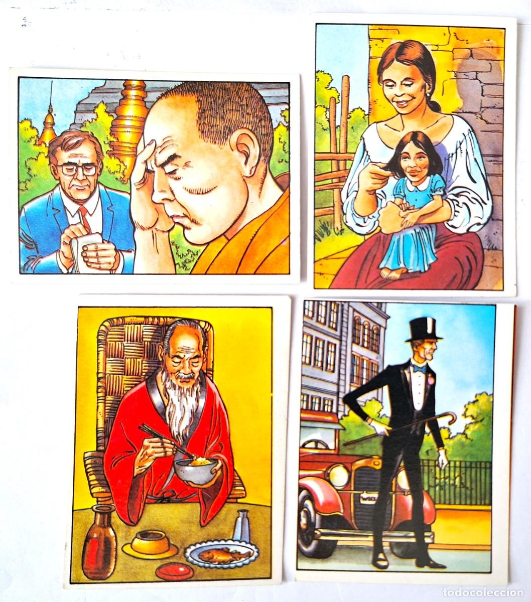 Coleccionismo Cromos antiguos: LOTE 4 CROMOS LOS RECORDS DE EDITORIAL ROS A&Ntilde;OS 80 - NUEVOS SIN USAR