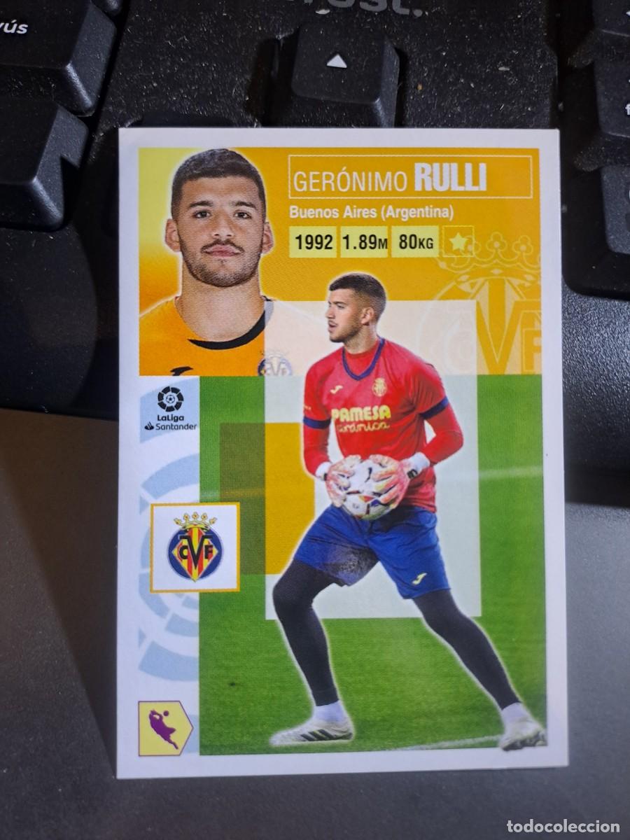 Coleccionismo Cromos antiguos: CROMO RULLI 3 VILLARREAL LIGA 2020 2021 20 21 ESTE PANINI NUNCA PEGADO