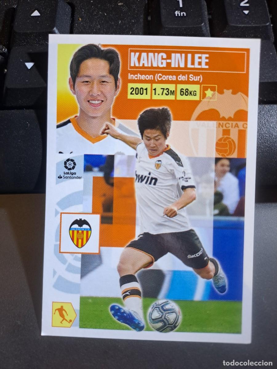 Coleccionismo Cromos antiguos: CROMO KANG-IN LEE 15 VALENCIA LIGA 2020 2021 20 21 ESTE PANINI NUNCA PEGADO