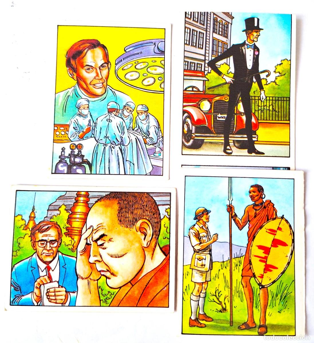 Coleccionismo Cromos antiguos: LOTE 4 CROMOS LOS RECORDS DE EDITORIAL ROS A&Ntilde;OS 80 - NUEVOS SIN USAR