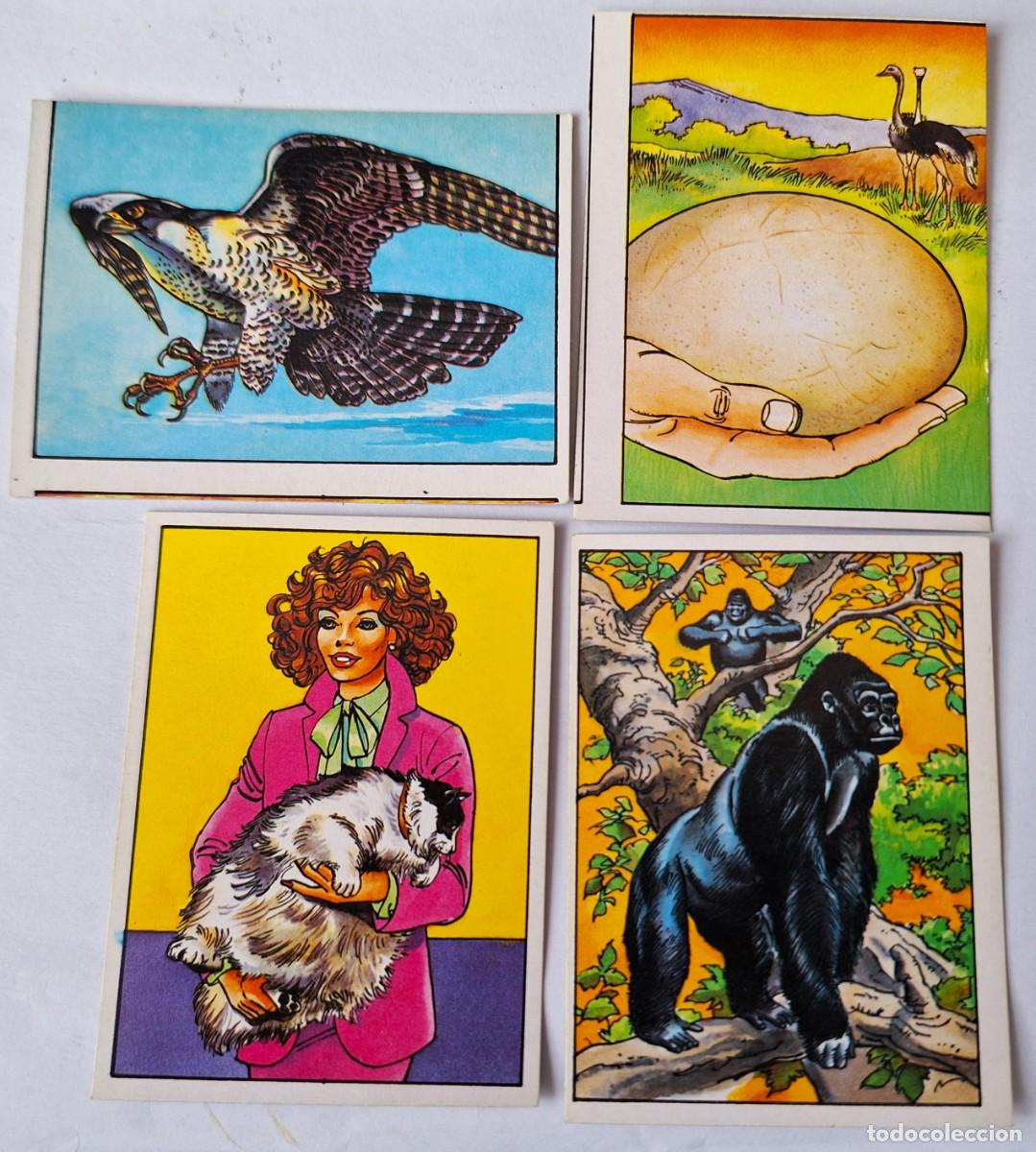 Coleccionismo Cromos antiguos: LOTE 4 CROMOS LOS RECORDS DE EDITORIAL ROS A&Ntilde;OS 80 - NUEVOS SIN USAR