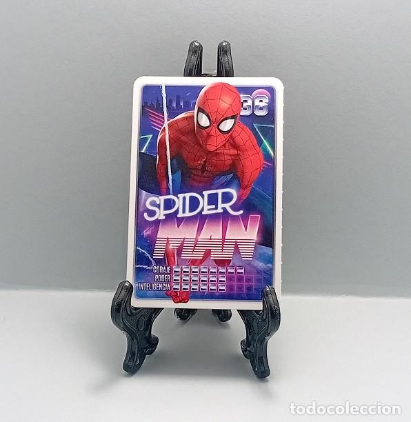Coleccionismo Cromos antiguos: N&ordm; 36 SPIDER MAN DESCUBRE TU PODER! MARVEL CROMO CARTA CARD CARREFOUR 2022 SUPER H&Eacute;ROES C&Oacute;MIC
