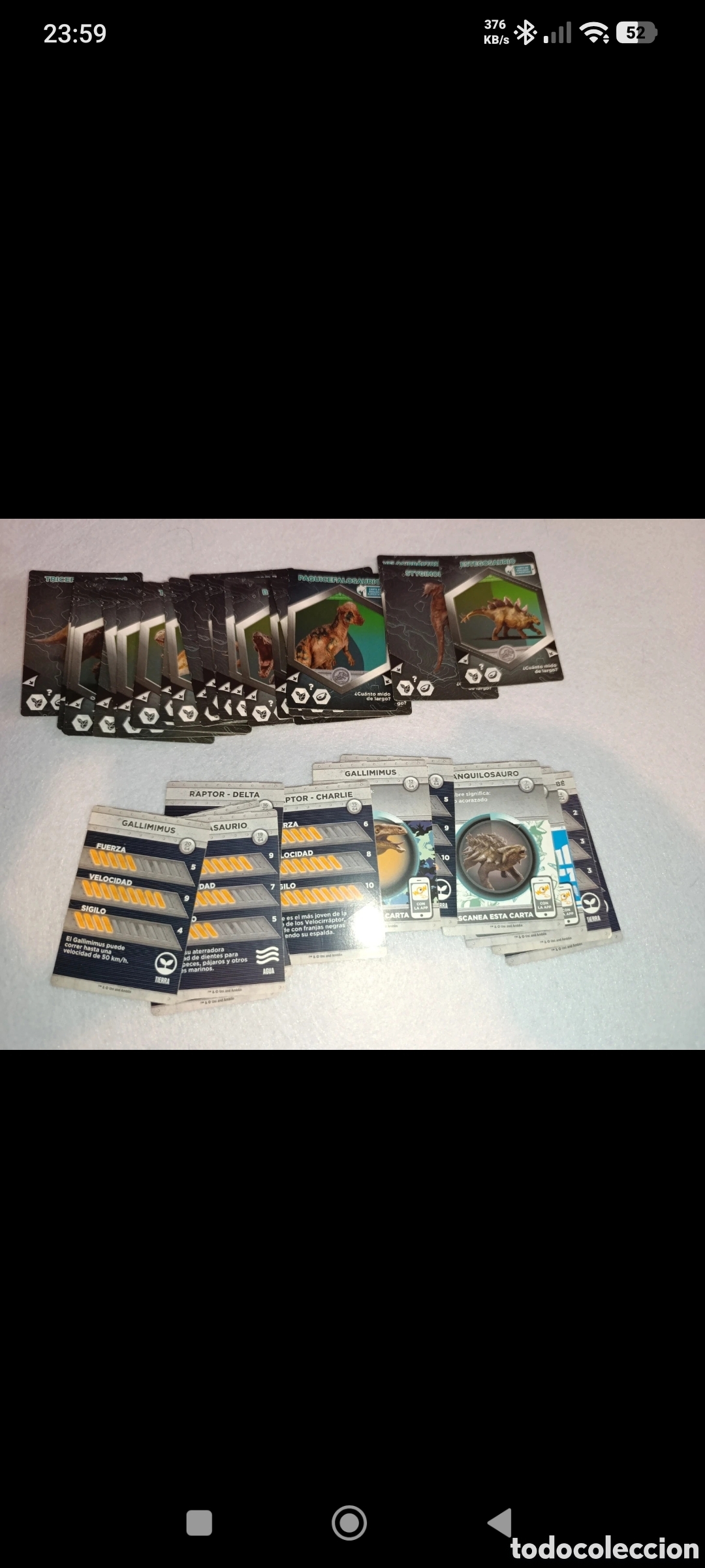 Coleccionismo cromos antiguos: Colecci&oacute;n Fichas de Dinosaurios - Foto 2
