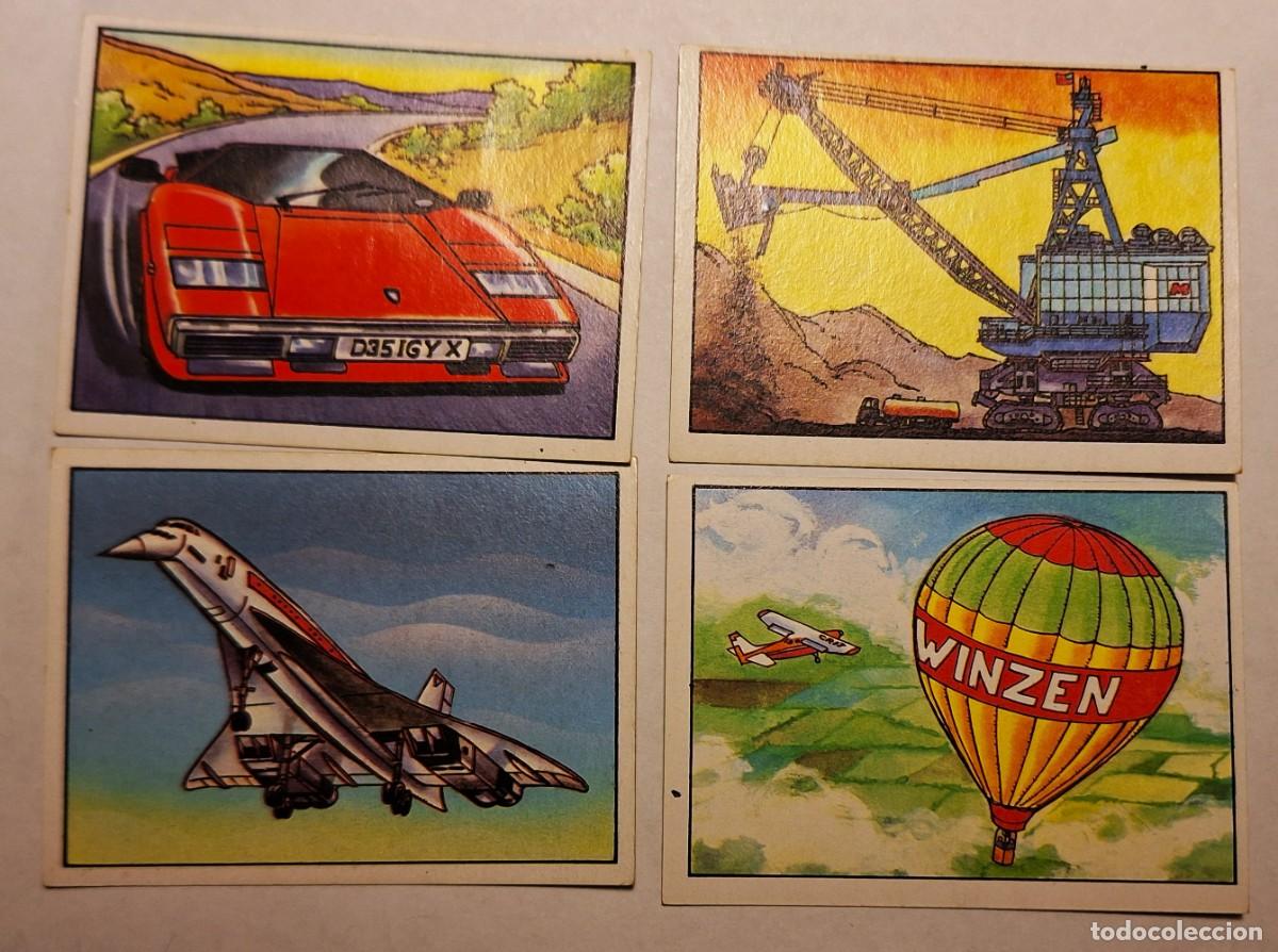 Coleccionismo Cromos antiguos: LOTE 4 CROMOS LOS RECORDS DE EDITORIAL ROS A&Ntilde;OS 80 - NUEVOS SIN USAR