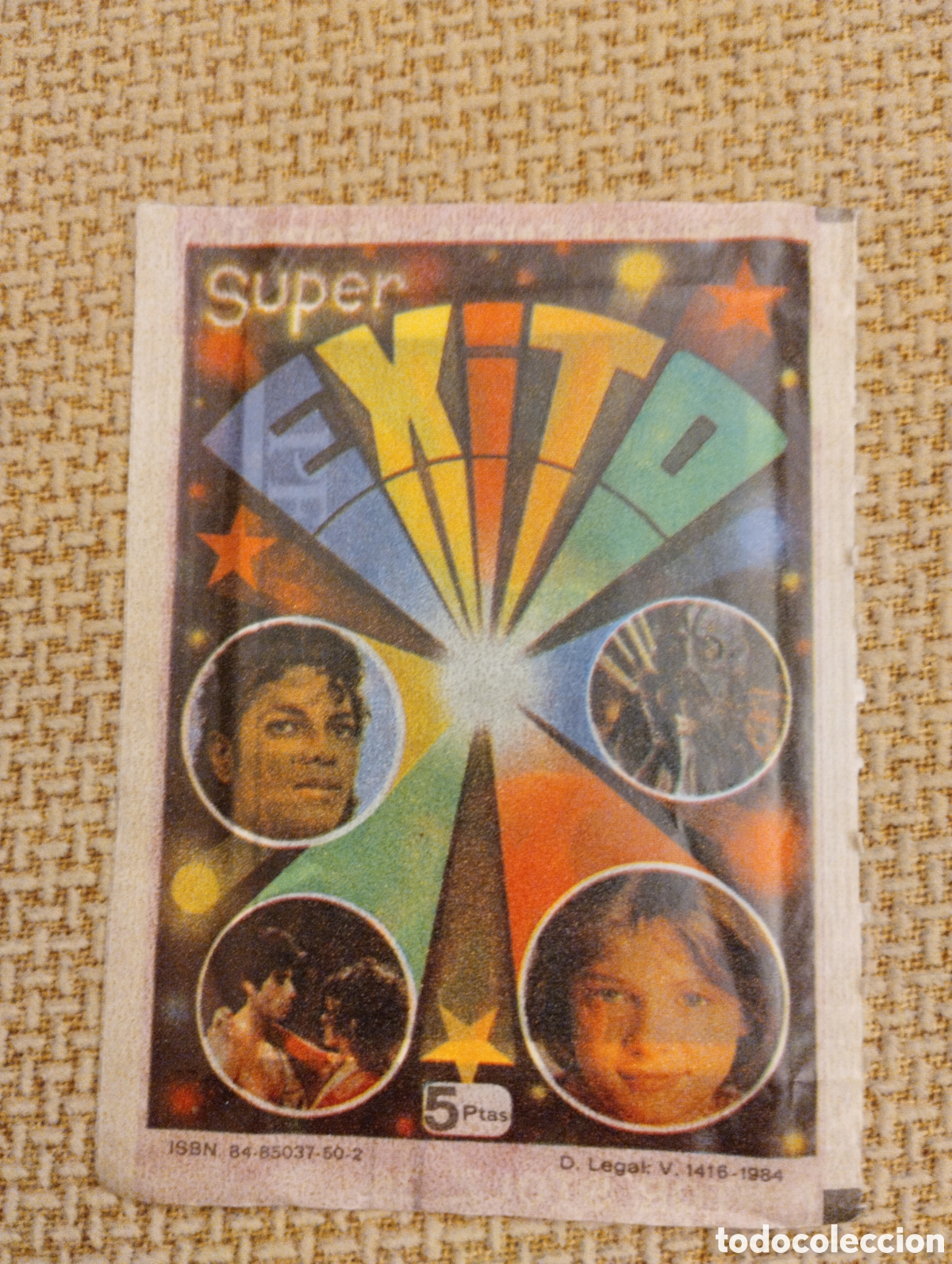 Coleccionismo Cromos antiguos: Sobre antiguo Super Exitos