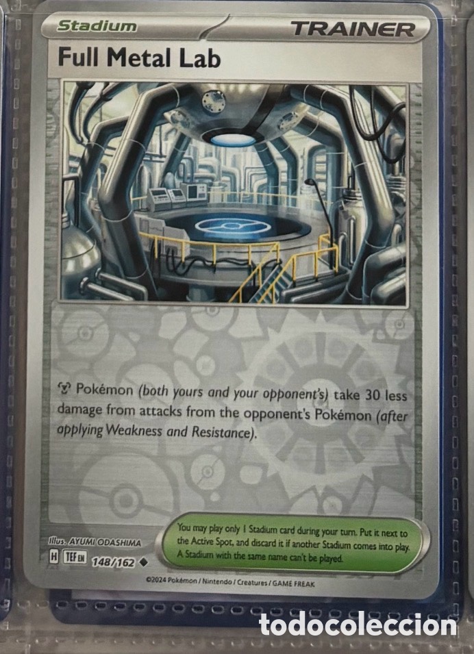 Coleccionismo Cromos antiguos: Full metal lab 148/162 Pokemon tcg reverse