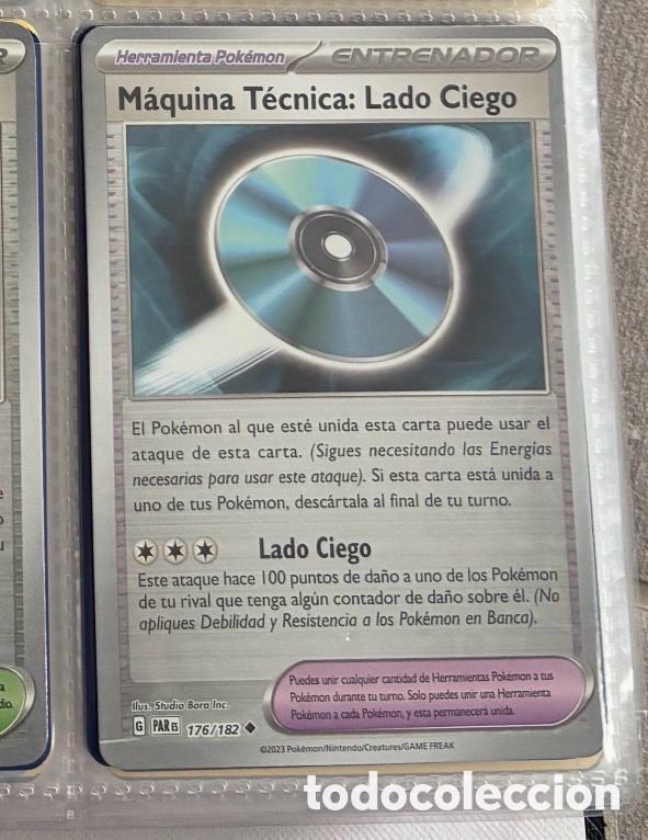 Coleccionismo Cromos antiguos: M&aacute;quina t&eacute;cnica lado ciego 176/182 Pokemon tcg reverse