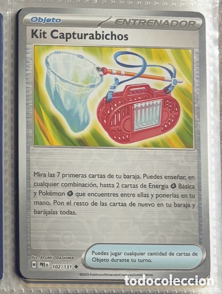 Coleccionismo Cromos antiguos: Kit capturabichos 102/131 Pokemon tcg reverse