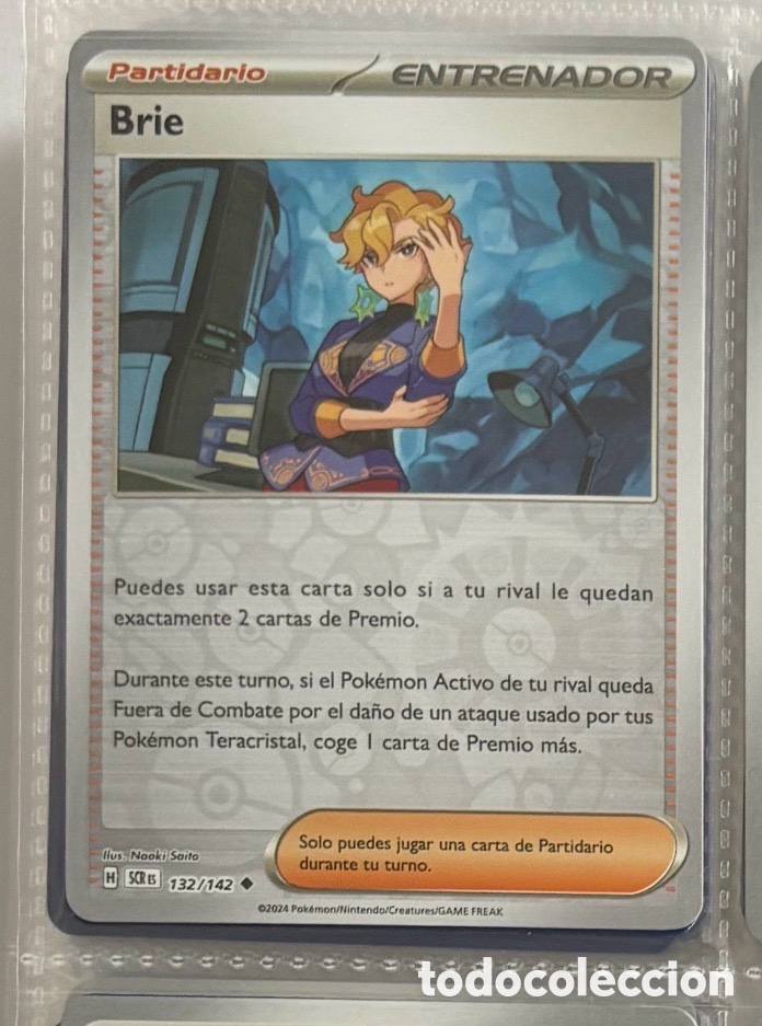 Coleccionismo Cromos antiguos: Brie 132/142 Pokemon tcg reverse