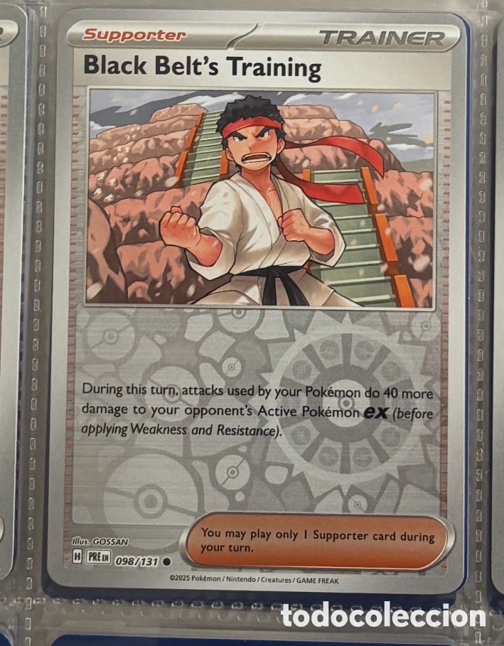 Coleccionismo Cromos antiguos: Black belt&rsquo;s Training 098/131 Pokemon tcg reverse