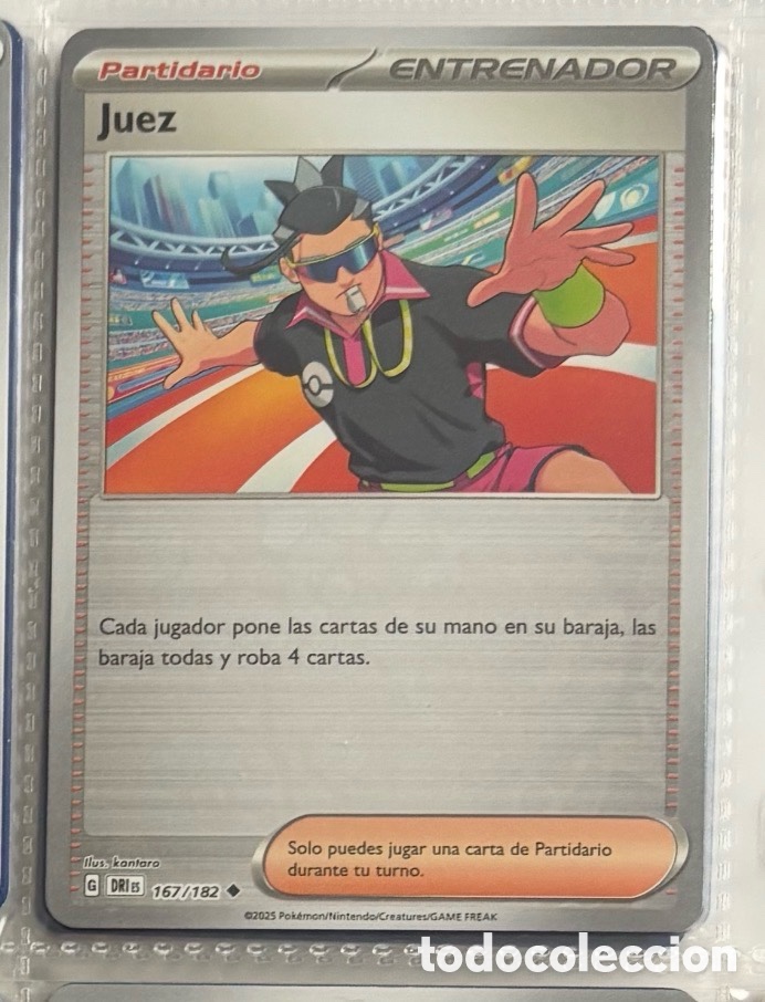Coleccionismo Cromos antiguos: Juez 167/182 Pokemon tcg reverse