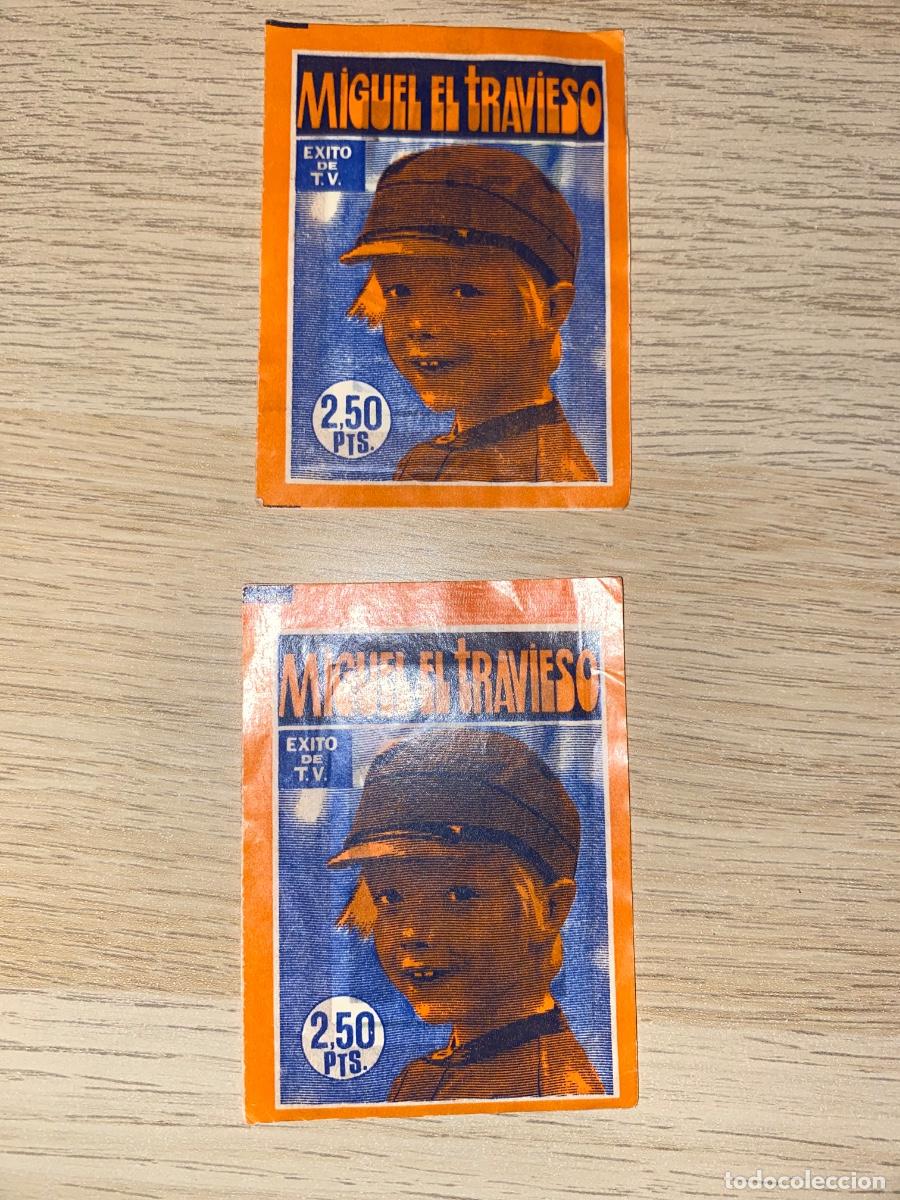 Coleccionismo Cromos antiguos: SOBRES DE CROMOS MIGUEL EL TRAVIESO FHER