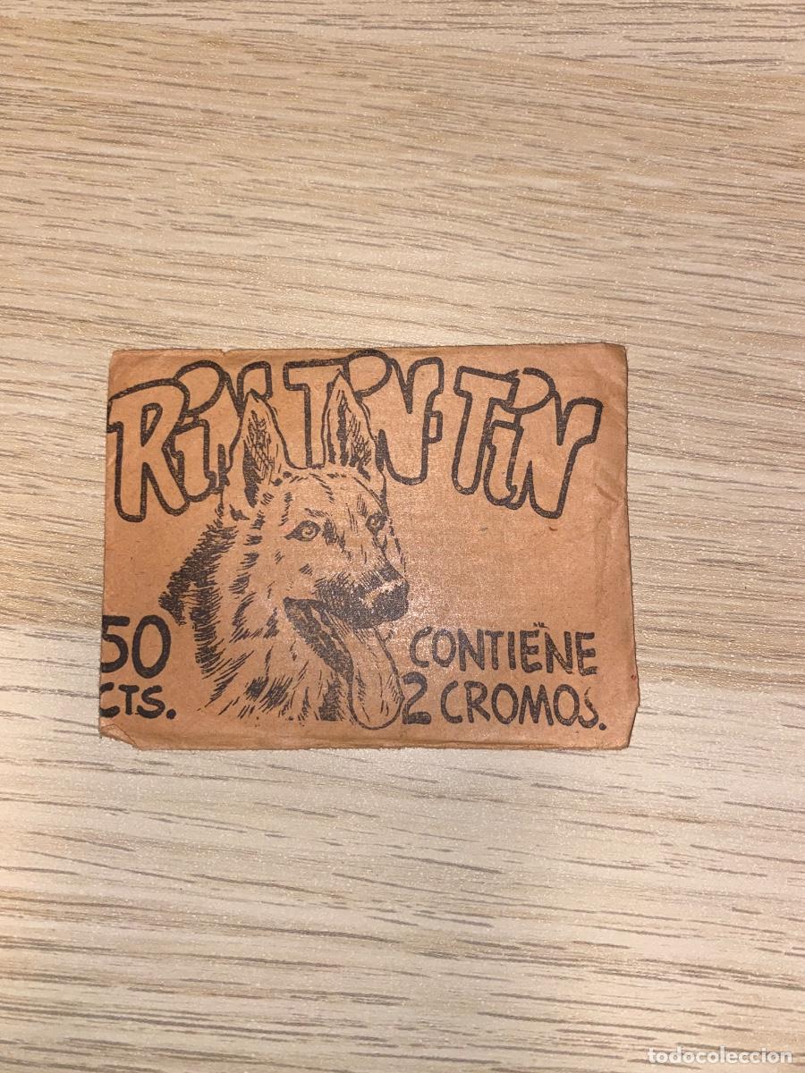 Coleccionismo Cromos antiguos: SOBRE DE CROMOS RIN TIN TIN