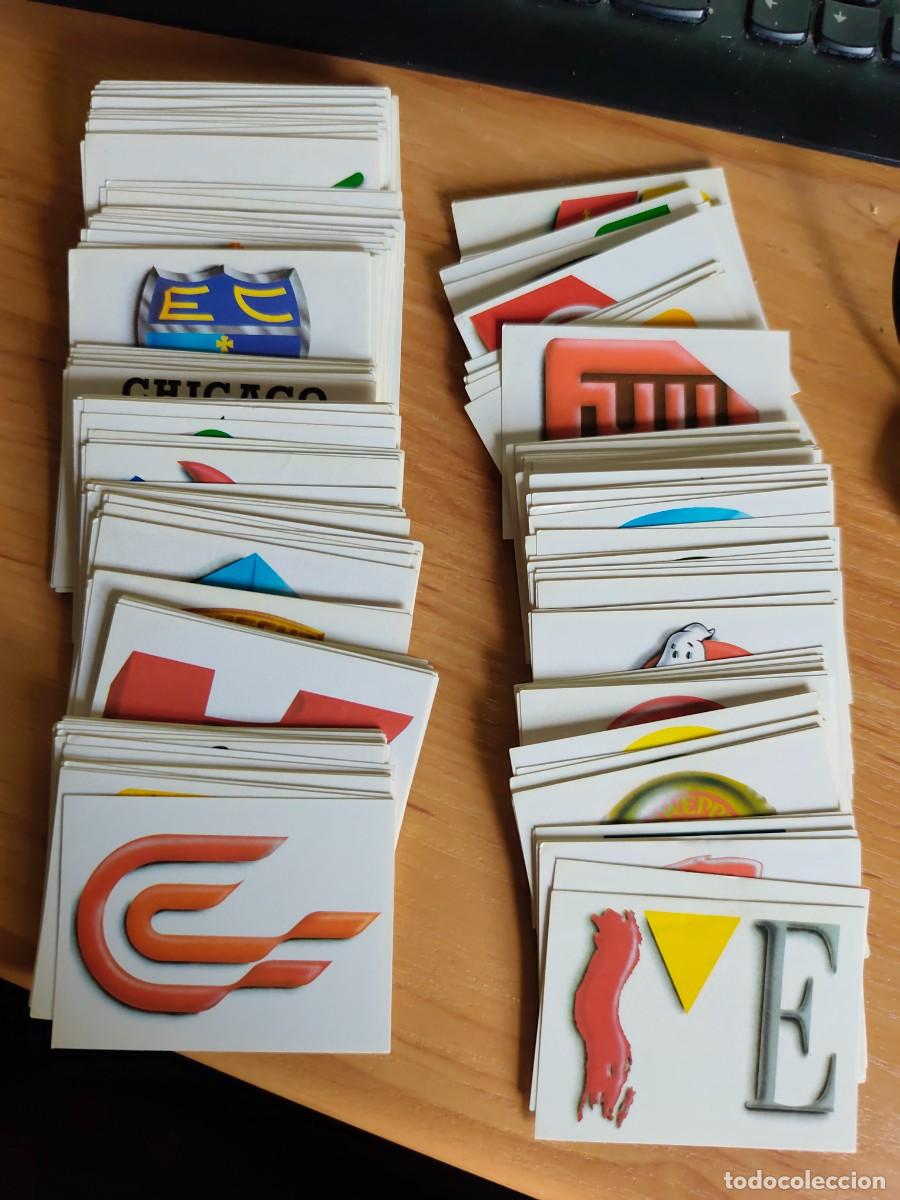 Coleccionismo Cromos antiguos: Lote de unos 200 cromo pegatinas Marca man&iacute;a Ediciones Este sin pegar y sin repetir