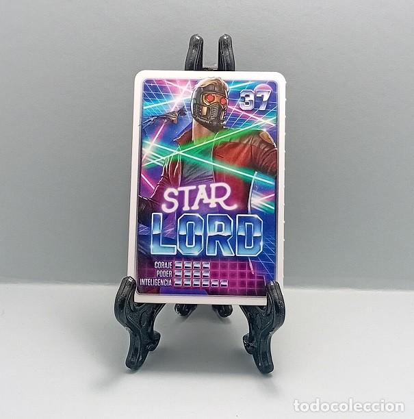 Collectable Antique Stickers: N&ordm; 37 STAR LORD DESCUBRE TU PODER! MARVEL CROMO CARTA CARD CARREFOUR 2022 SUPER H&Eacute;ROES C&Oacute;MIC