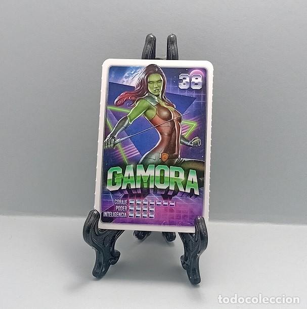 Collezionismo Figurine antiche: N&ordm; 38 GAMORA DESCUBRE TU PODER! MARVEL CROMO CARTA CARD CARREFOUR 2022 SUPER H&Eacute;ROES C&Oacute;MIC
