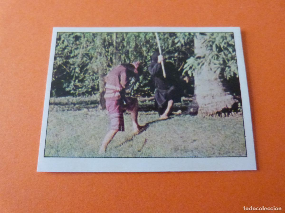Colecionismo Cromos antigos: CROMO SANDOKAN SIN PEGAR N&ordm; 35 A&Ntilde;O 1976 ALBUM SANDOKAN FIGURINE PANINI