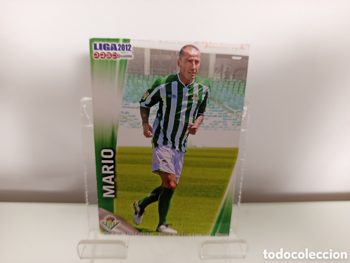 Coleccionismo Cromos antiguos: ❇️ CROMO ⚽ MARIO BETIS FICHAS LIGA QUIZ 11 12 2011 2012 MUNDICROMO ❇️