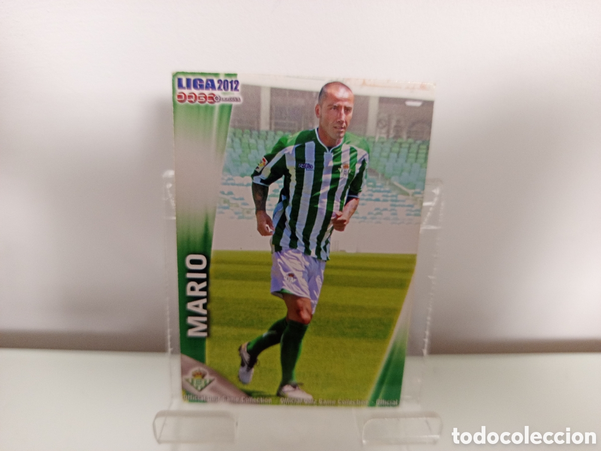 Coleccionismo Cromos antiguos: ❇️ CROMO ⚽ MARIO BETIS FICHAS LIGA QUIZ 11 12 2011 2012 MUNDICROMO ❇️