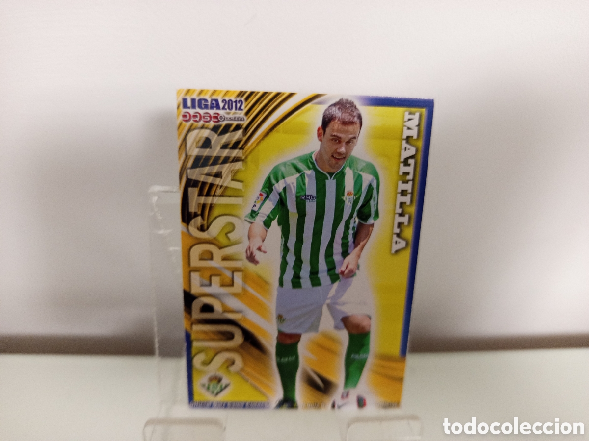 Coleccionismo Cromos antiguos: ❇️ CROMO ⚽ MATILLA BETIS SUPERSTAR FICHAS LIGA QUIZ 11 12 2011 2012 MUNDICROMO ❇️