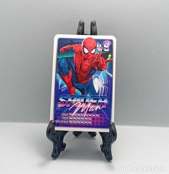 Coleccionismo Cromos antiguos: N&ordm; 46 SPIDER MAN DESCUBRE TU PODER! MARVEL CROMO CARTA CARD CARREFOUR 2022 SUPER H&Eacute;ROES C&Oacute;MIC