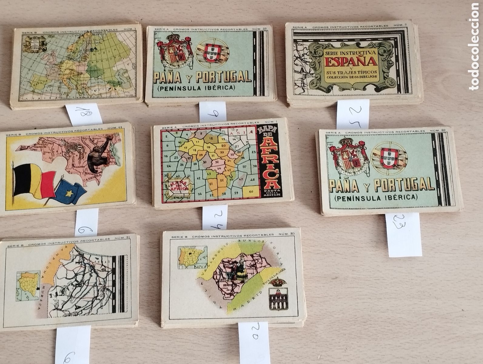 Coleccionismo Cromos antiguos: LOTE CROMOS ORTI,PIERA Y BRUGUERAS S.A. 130 CROMOS TOTAL