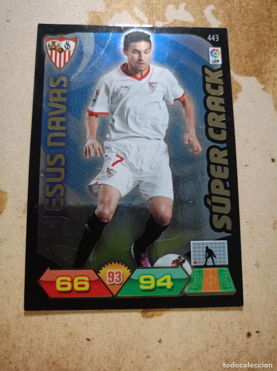 Coleccionismo Cromos antiguos: S&uacute;per Crack 443 JES&Uacute;S NAVAS Adrenalyn 2011-12