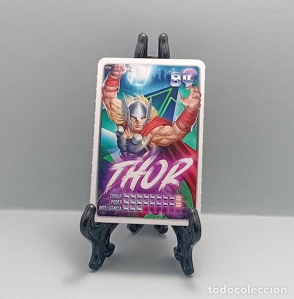 Coleccionismo Cromos antiguos: N&ordm; 84 THOR DESCUBRE TU PODER! MARVEL CROMO CARTA CARD CARREFOUR 2022 SUPER H&Eacute;ROES C&Oacute;MIC