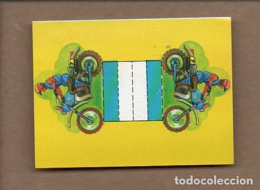 Coleccionismo Cromos antiguos: CROMO EL LIBRO DE LOS JUEGOS BIMBO. GRAND PRIX TODOTERRENO. NUEVO, SIN PEGAR.