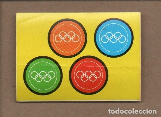 Coleccionismo Cromos antiguos: CROMO EL LIBRO DE LOS JUEGOS BIMBO. LOS JUEGOS OLIMPICOS. NUEVO, SIN PEGAR.