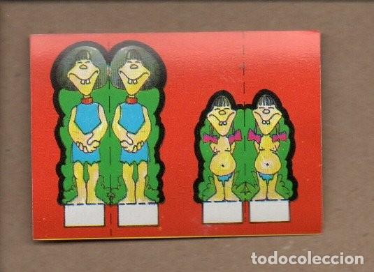 Coleccionismo Cromos antiguos: CROMO EL LIBRO DE LOS JUEGOS BIMBO. HUIDA ENTRE SAURIOS. NUEVO, SIN PEGAR.