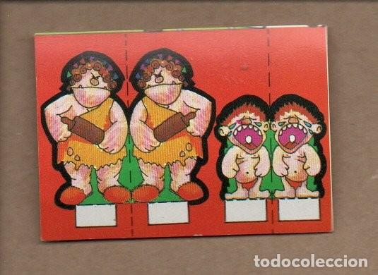 Coleccionismo Cromos antiguos: CROMO EL LIBRO DE LOS JUEGOS BIMBO. HUIDA ENTRE SAURIOS. NUEVO, SIN PEGAR.