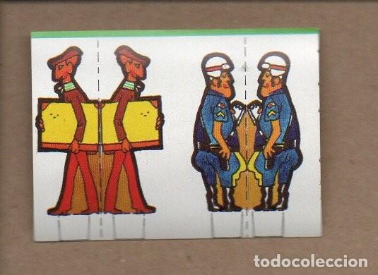 Coleccionismo Cromos antiguos: CROMO EL LIBRO DE LOS JUEGOS BIMBO. CAZA AL ESPIA. NUEVO, SIN PEGAR.