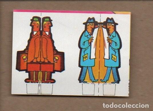 Coleccionismo Cromos antiguos: CROMO EL LIBRO DE LOS JUEGOS BIMBO. CAZA AL ESPIA. NUEVO, SIN PEGAR.