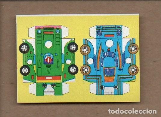 Coleccionismo Cromos antiguos: CROMO EL LIBRO DE LOS JUEGOS BIMBO. GRAN PREMIO DE FORMULA BIMBO. NUEVO, SIN PEGAR.