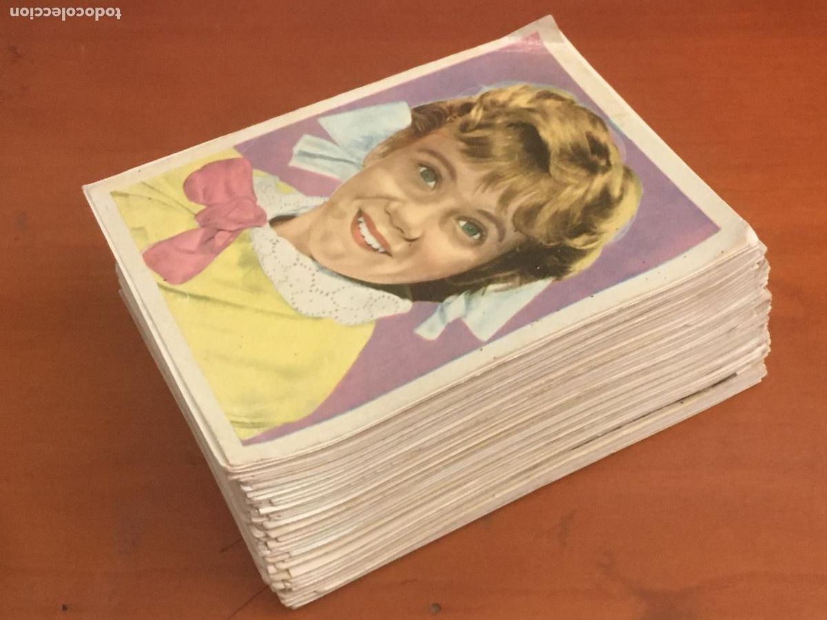 Sammeln alte Sammelbilder: pollyanna bruguera lote 187 cromos diferentes nunca pegados coleccion casi completa